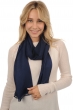 Cashmere & Seta accessori sciarpe foulard scarva blu navy 170x25cm